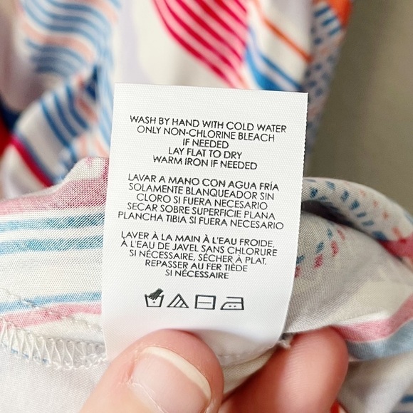 CAbi #5230 NWOT All Aboard Nautical Tassel Tank Striped In-line Print Sz Medium - Picture 11 of 11